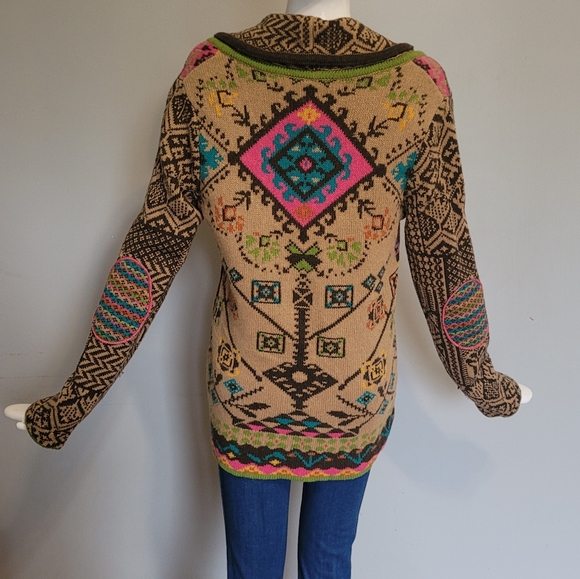 Ivko Collared Button Front Cardigan, GUC, Size M - Picture 4 of 8